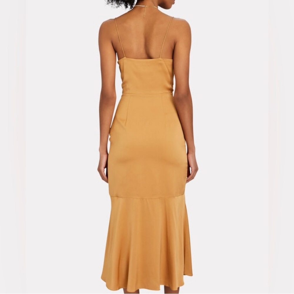 Intermix Paris Silk Cowl-Neck Midi Dress - Picture 6 of 9